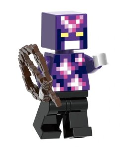 Game Mine Craft Crystal Golden Knight Piglin GH0233 Minifigure Toy For Gift Action Figures