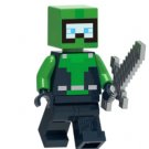 Game Mine Craft Crystal Golden Knight Piglin GH0236 Minifigure Toy For Gift Action Figures
