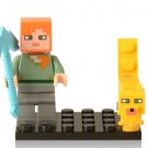 Mine Craft Steve Alex Agent NPC Building Blocks XH358 Minifigure Toy For Gift Action Figures