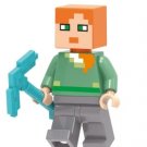 Mine Craft Steve Alex Agent NPC Building Blocks XH1569 Minifigure Toy For Gift Action Figures