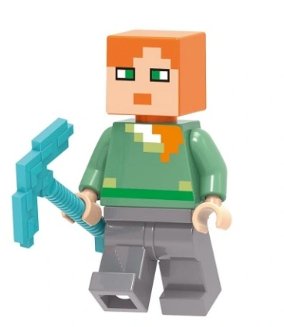 Mine Craft Steve Alex Agent NPC Building Blocks XH1569 Minifigure Toy For Gift Action Figures