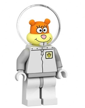Spongebob Snail Seastar Sponge Squirrel FL014 Minifigure Toy Gift Action Figures