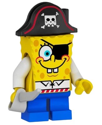 Spongebob Snail Seastar Sponge Squirrel FL012 Minifigure Toy Gift Action Figures