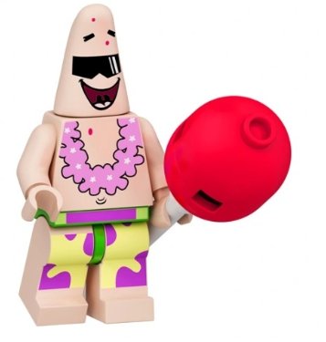 Spongebob Snail Seastar Sponge Squirrel FL010 Minifigure Toy Gift Action Figures