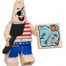 Spongebob Snail Seastar Sponge Squirrel FL009 Minifigure Toy Gift Action Figures