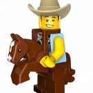 PG1247 Pumpkin Series Costume Cowboy Fireworks Boy Circus Minifigure Toy Gift Action Figures