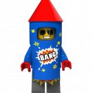 PG1248 Pumpkin Series Costume Cowboy Fireworks Boy Circus Minifigure Toy Gift Action Figures