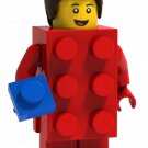 PG1242 Pumpkin Series Costume Cowboy Fireworks Boy Circus Minifigure Toy Gift Action Figures