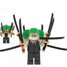 DY658 Anime Cartoon Bricks ONE PIECE Roronoa Zoro Minifigure Toy Gift Action Figures