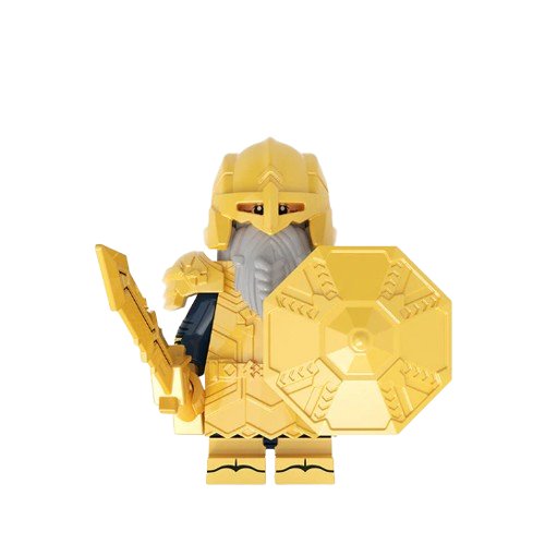 XP414 Dwarf Series Blue Mine Diamond-Shaped Solitary Mountain Armor Dwarf Minifigure Toy Gift