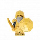 XP414 Dwarf Series Blue Mine Diamond-Shaped Solitary Mountain Armor Dwarf Minifigure Toy Gift