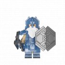 XP417 Dwarf Series Blue Mine Diamond-Shaped Solitary Mountain Armor Dwarf Minifigure Toy Gift