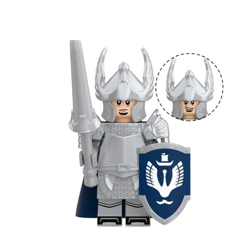 XP 391 Swan Knights Medieval series Minifigure Toy Gift Action Figures