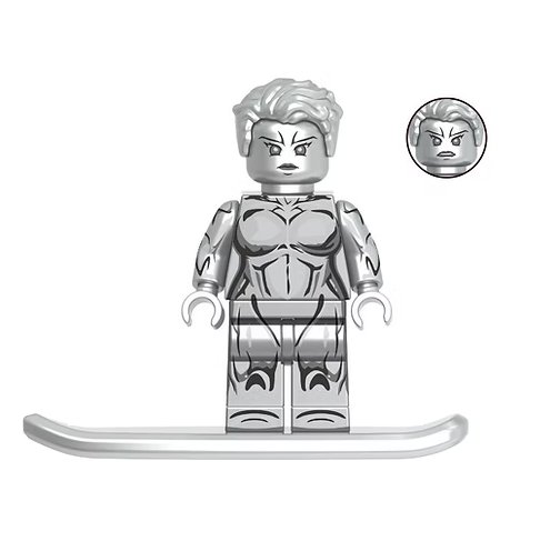 Female Silver Surfer Shalla-Bal The Fantastic Four Movie Minifigure Toy Gift Action Figures