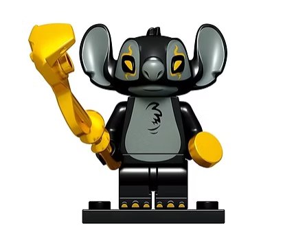 Black and Gold Stitch Crashes Invades Disney Cartoon Minifigure US Seller