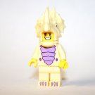 Boy in Tan Triceratops Dinosaur suit Minifigure US Seller