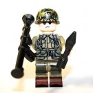 101st Airborne Paratrooper WW2 Army Band of Brothers Bazooka Minifigure US Seller