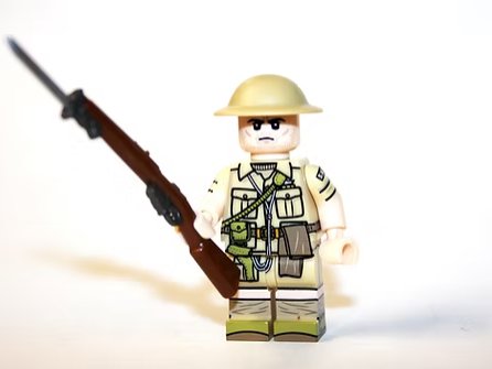 British SAS Desert Infantry Officer WW2 Army Soldier Minifigure US Seller