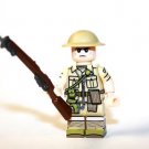 British SAS Desert Infantry Officer WW2 Army Soldier Minifigure US Seller