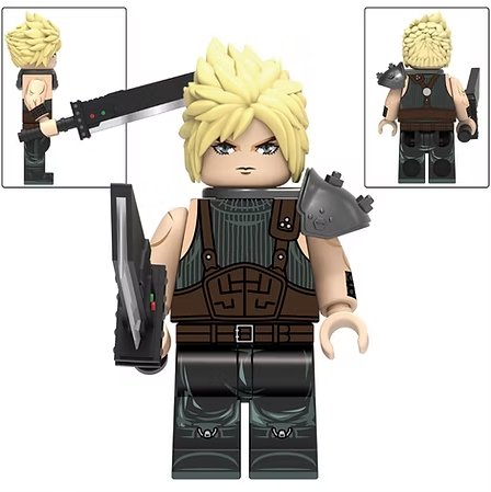Cloud Strife Final Fantasy 7 Video Game Minifigure US Seller