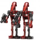 Battle Droid pack of 2 Red Star Wars Minifigure US Seller