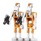 Battle Droid pack of 2 White Orange Star Wars Minifigure US Seller