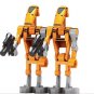 Battle Droid pack of 2 Orange Star Wars Minifigure US Seller