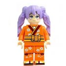 Girl in Orange Outfit Minifigure US Seller