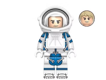 Johnny Storm Space suit Movie The Fantastic Four Minifigure US Seller