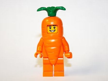 Boy in Carrot in suit Minifigure US Seller