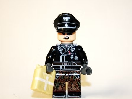 Panzer Commander with Eye Patch German WW2 Minifigure US Seller