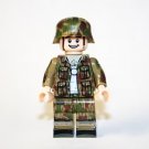 German Soldier Camo relaxed WW2 Army Minifigure US Seller