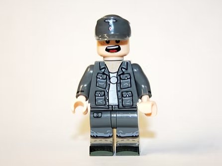 German Soldier relaxed WW2 Army Minifigure US Seller