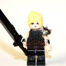 Cloud Strife Final Fantasy 7 Video Game Black Minifigure US Seller