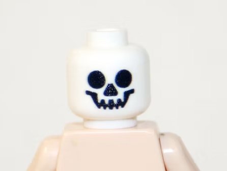 Skeleton Halloween Horror Head DIY Minifigure US Seller