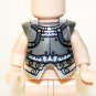 Silver Fancy Armor Breastplate for Knight Army Minifigure US Seller