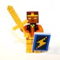 Golden Knight Minecraft Game Minifigure US Seller