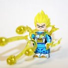 Vegeta Light Blue Dragon Ball Super Z Yellow Weapon Minifigure US Seller