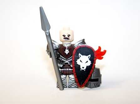 Armored Fox Knight Castle Soldier Minifigure US Seller