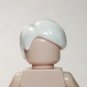 Side Combed Male White Hair Minifigure US Seller