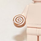 cinnamon roll Baked Cake Bakery SweetShop Round Piece Minifigure US Seller