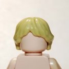 Blond wavy Feathered Hair Minifigure US Seller
