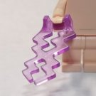Clear Purple Double Lightning Hand Weapon Minifigure US Seller