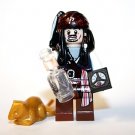Captain Jack Sparrow Pirates of the Caribbean with Bottle Minifigure US Seller