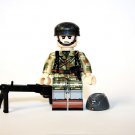 German Paratrooper WW2 Army Machine Gun Minifigure US Seller