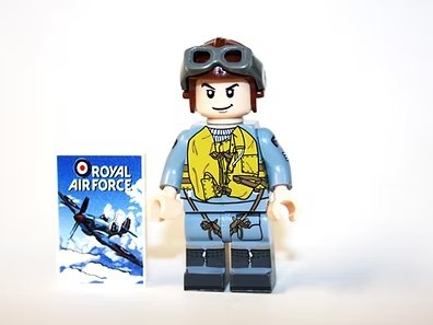 British RAF Pilot WW2 Battle of Britain Air Force Minifigure US Seller