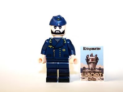 German U Boat Sailor WW2 Navy Submarine Minifigure US Seller