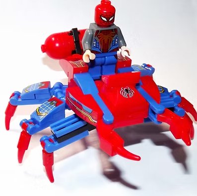 Spider-Man with Spider Crawler Machine set Minifigure US Seller