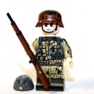 Waffen SS Pea Dot Camo WW2 Army 98K Minifigure US Seller