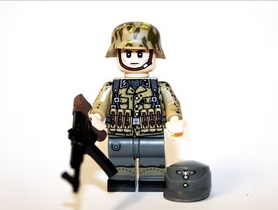 Waffen SS Pea Dot Camo WW2 Army STG 44 Minifigure US Seller
